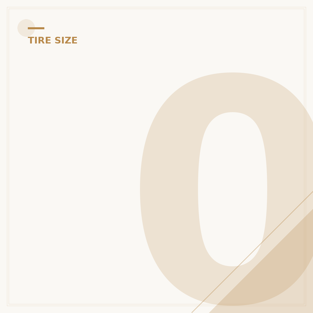 02 Trailblazer Tire Size: Specs & Fitment Guide
