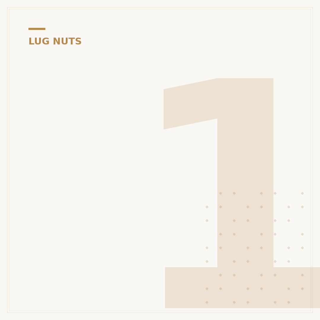 12mmx1.50 Lug Nuts: Your Guide to a Secure Wheel Fit