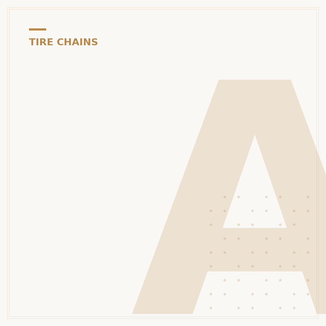Automatic Tire Chains Price: Factors Influencing Costs 2024