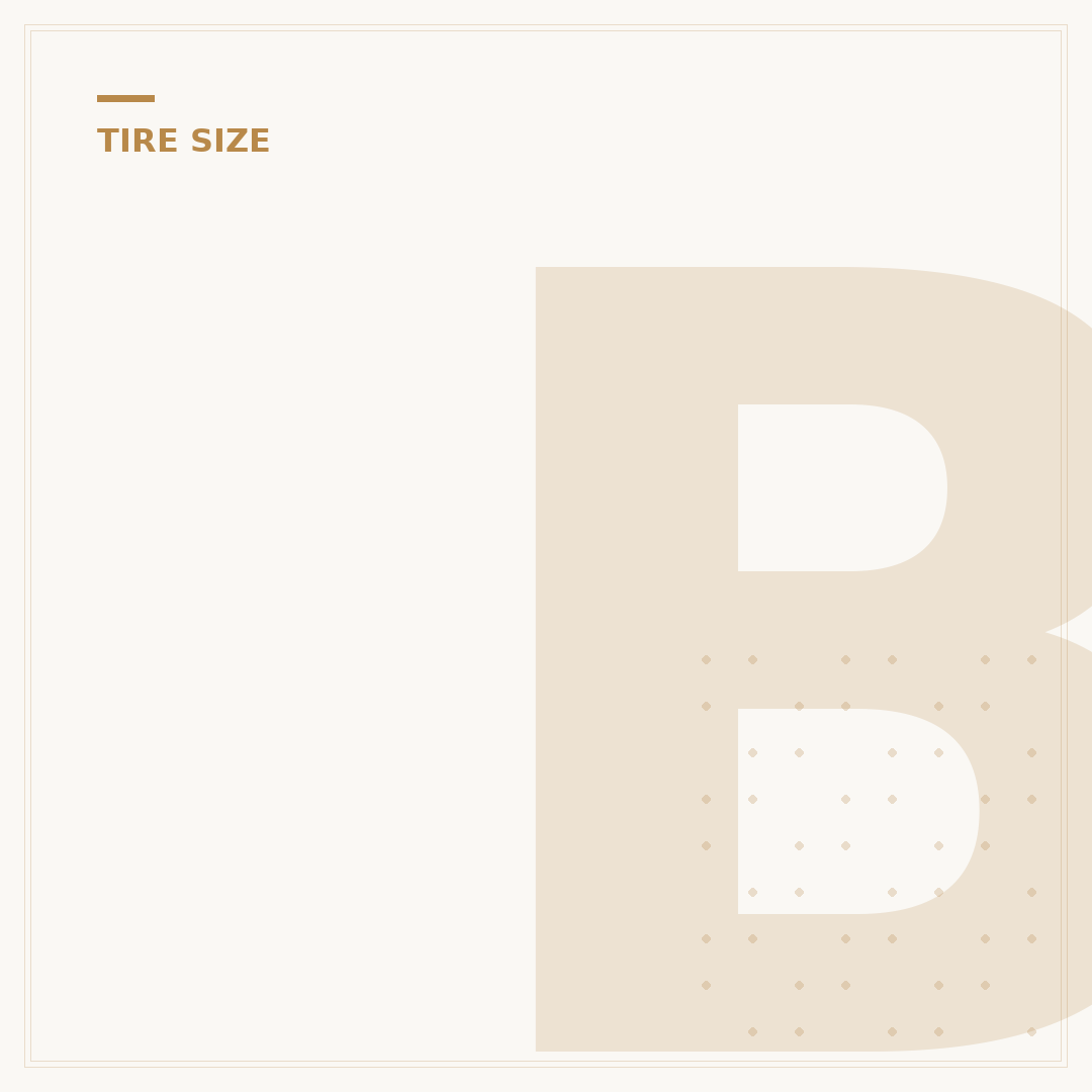 Buick LaCrosse Tire Size: Find Your Perfect Fit