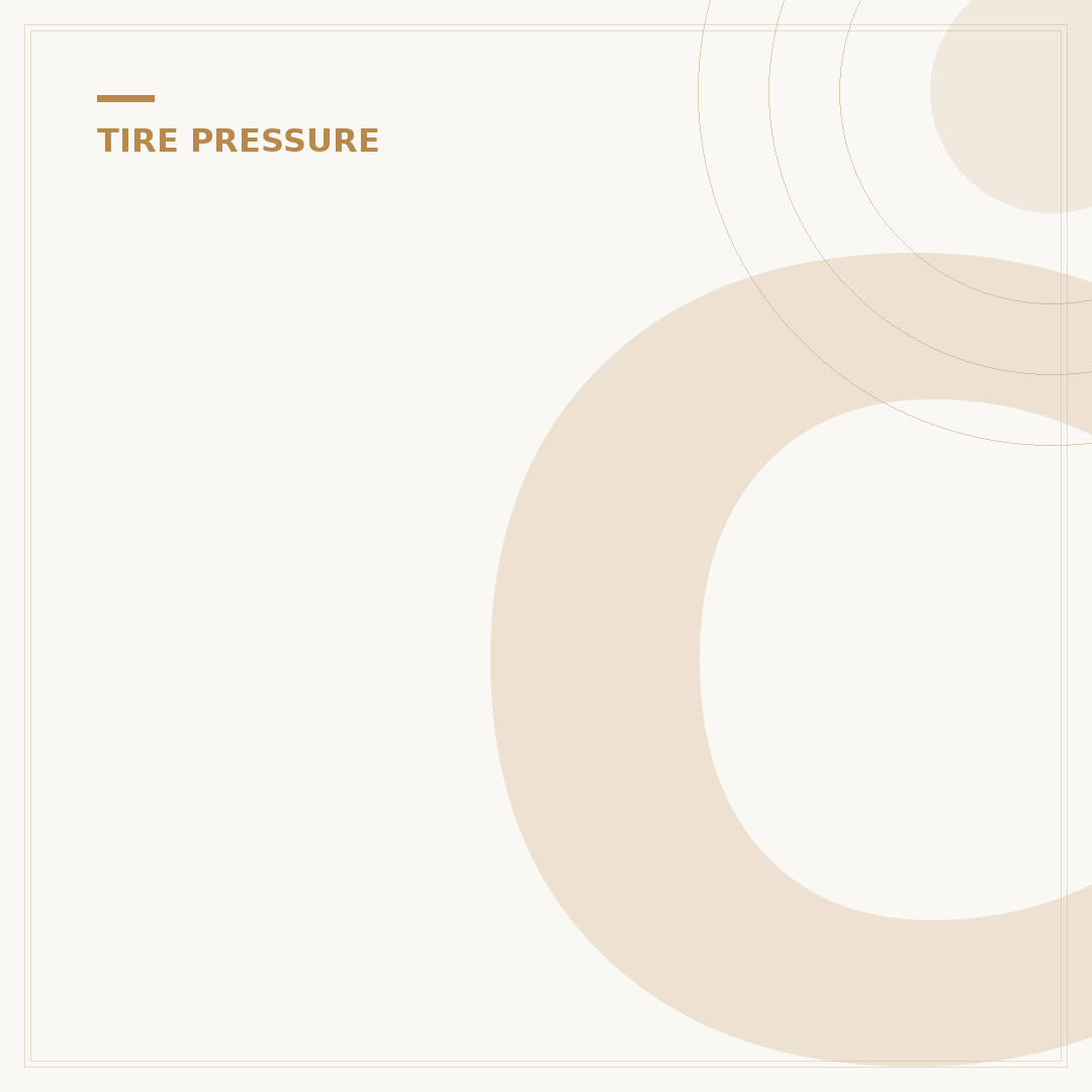 Camaro Tire Pressure: Optimal PSI for Performance & Safety