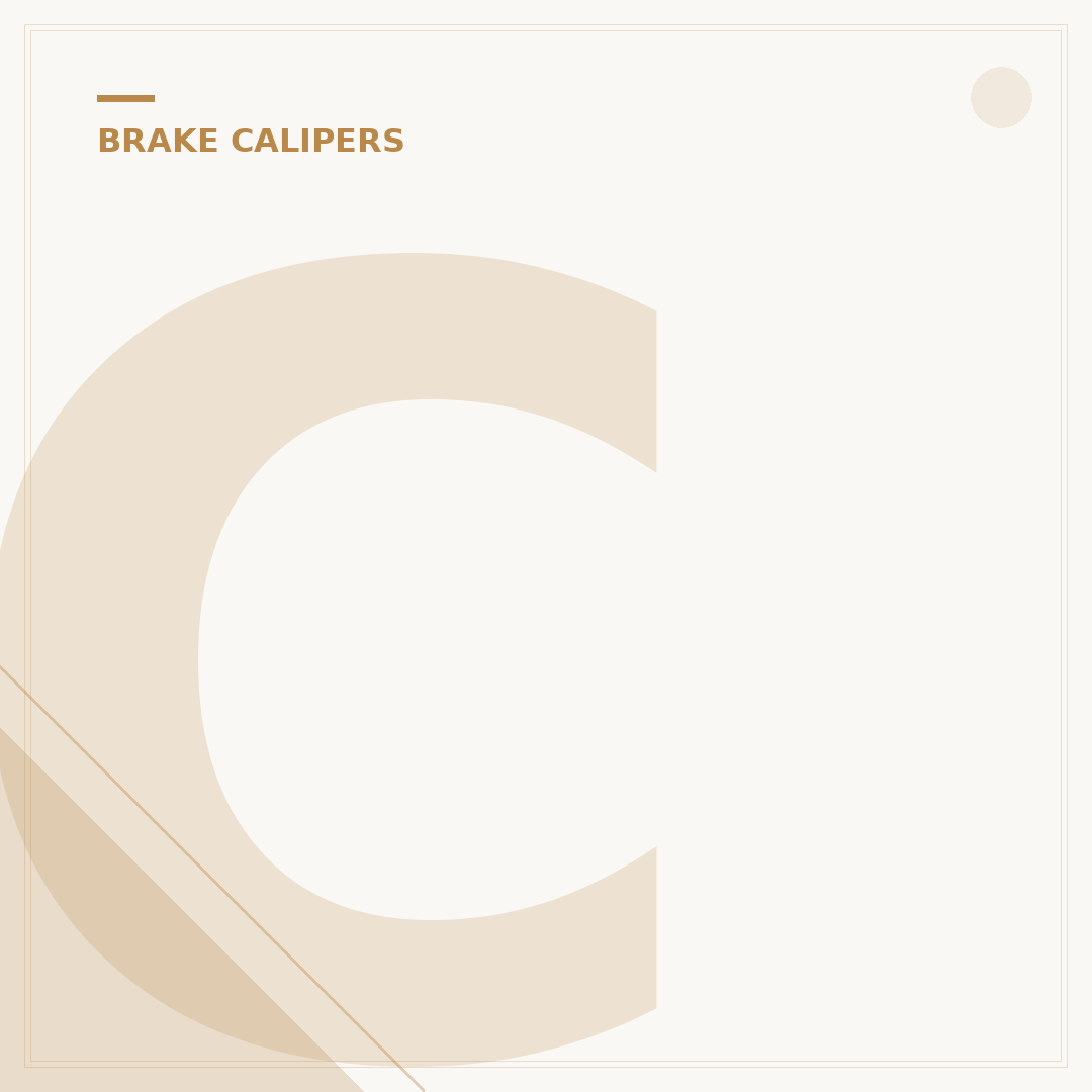 Car Brake Calipers: 4 Key Functions for Safe Stopping