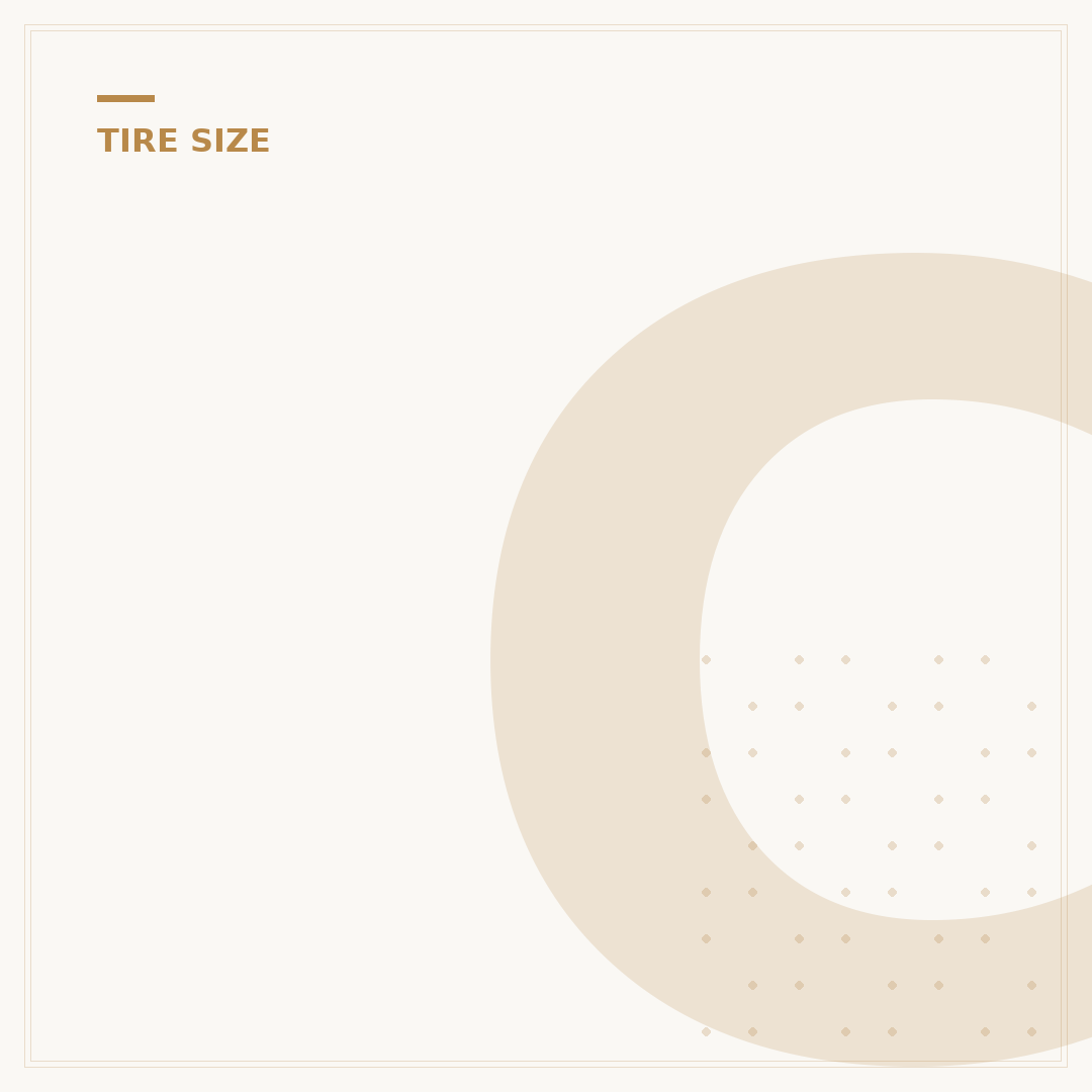 Chevy Express 2500 Tire Size: Your 2024 Fitment Guide