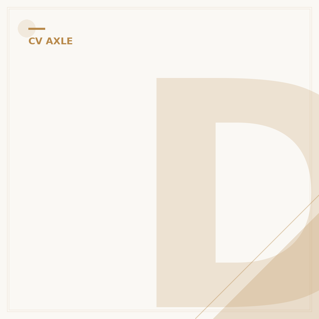 Duralast CV Axle: 3 Signs Your Vehicle Needs Replacement