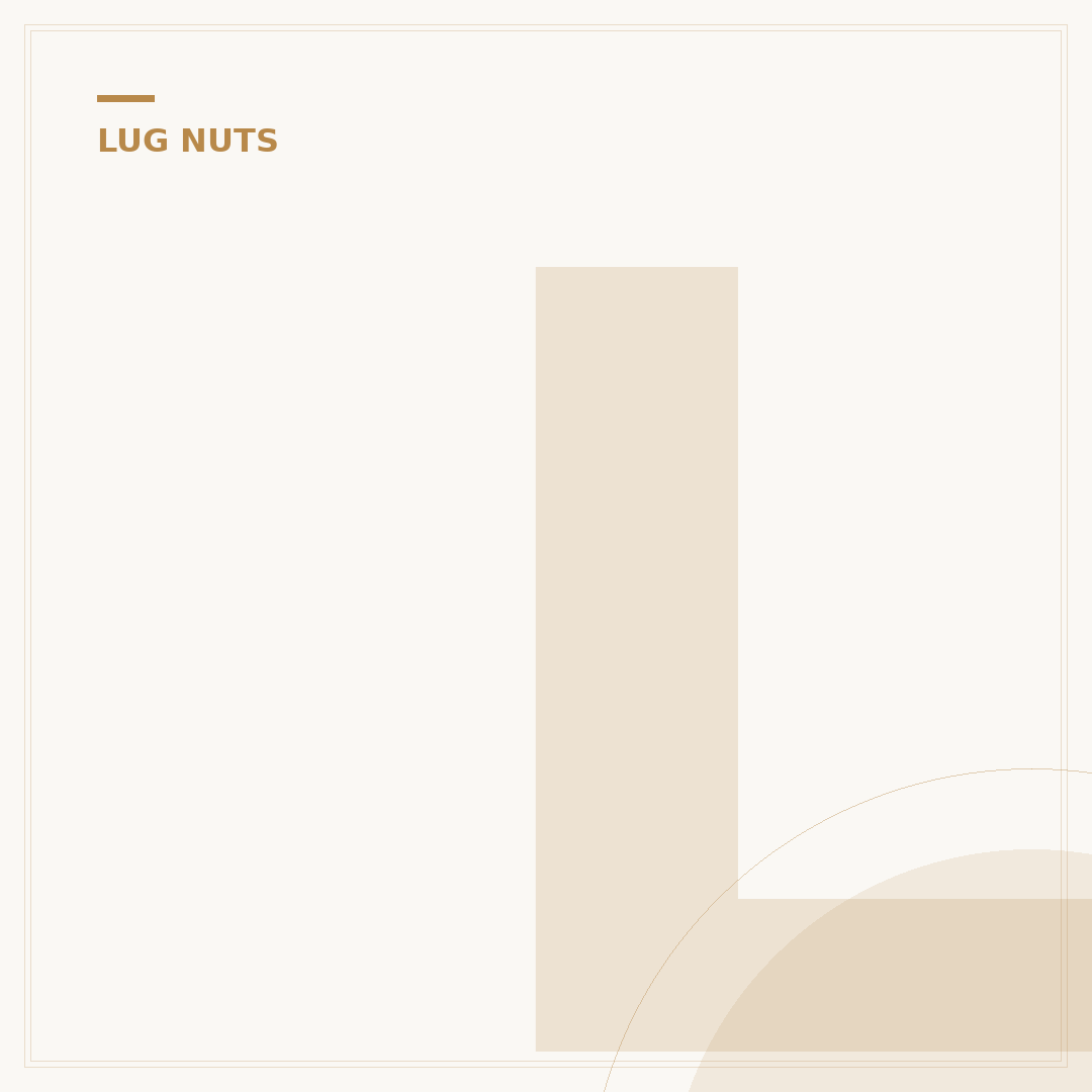 Lug Nuts Size Guide: 5 Common Specs Explained
