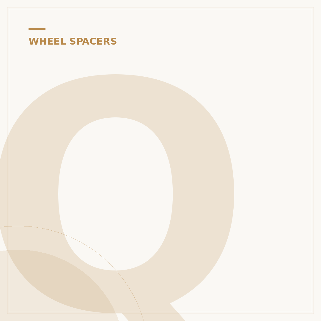 Q50 Wheel Spacers: 5 Key Benefits and Installation Guide