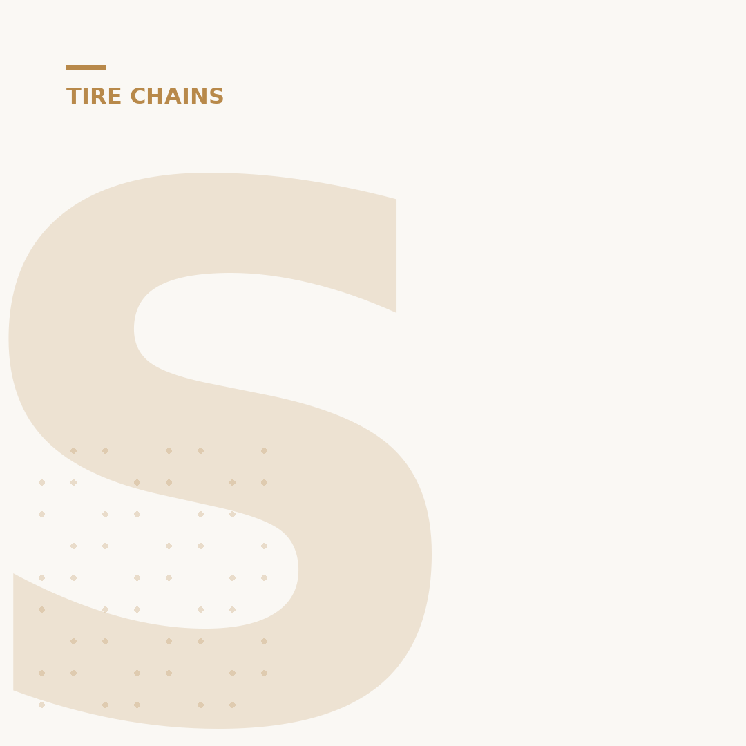 Super Z6 Tire Chains Size Chart: Your Quick Guide