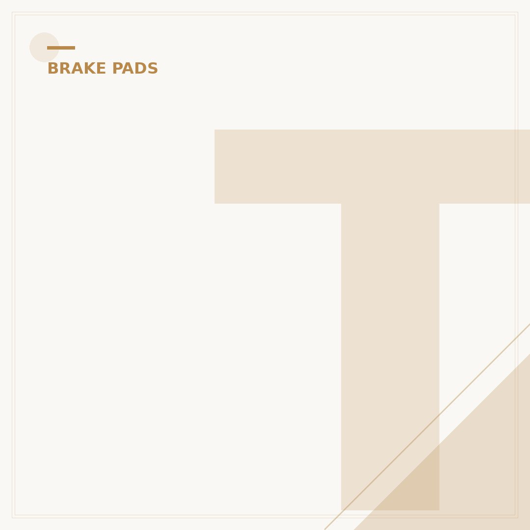 Tuttio Brake Pads: 5 Factors for Superior Stopping Power