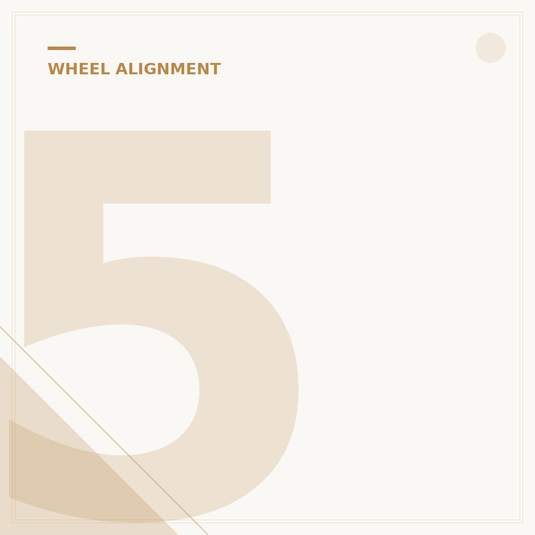 5 Signs You Need Wheel Alignment in Boerne