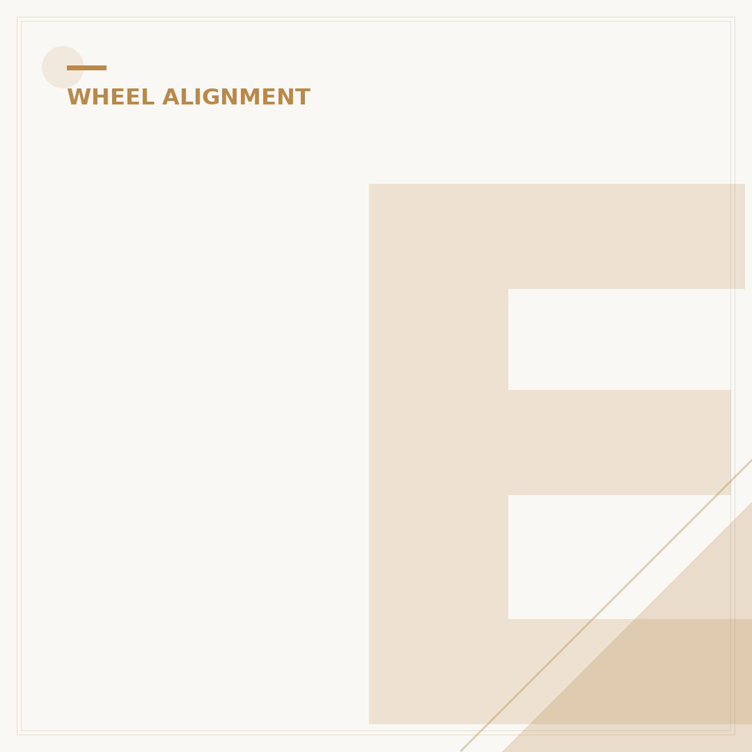 Expert Wheel Alignment Ocala: 5 Signs You Need Service