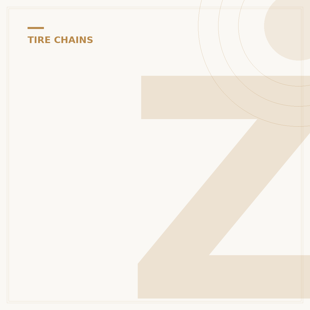 Z Chain Tire Chains: 3 Key Factors for Ultimate Traction